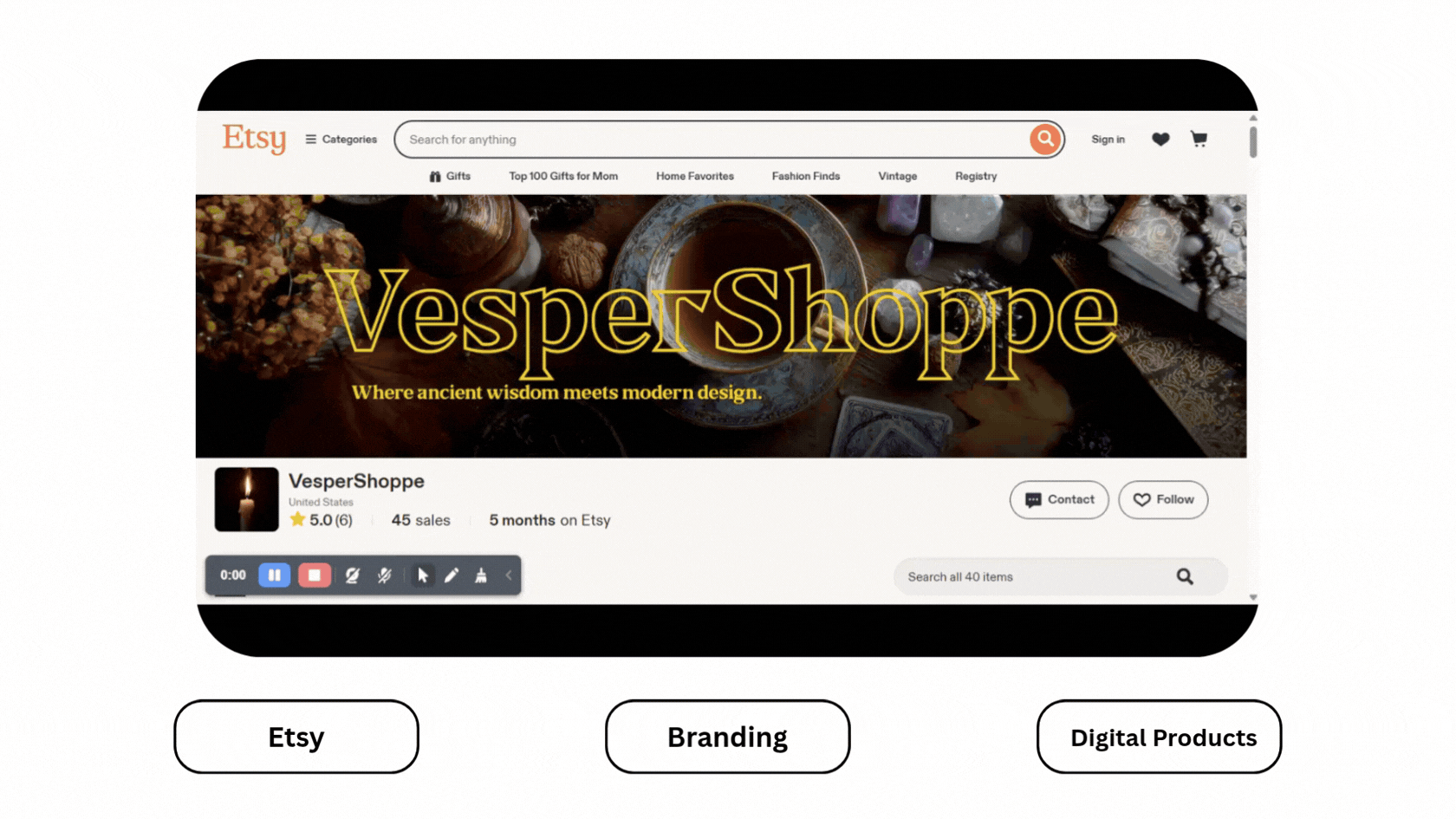 etsy digital products